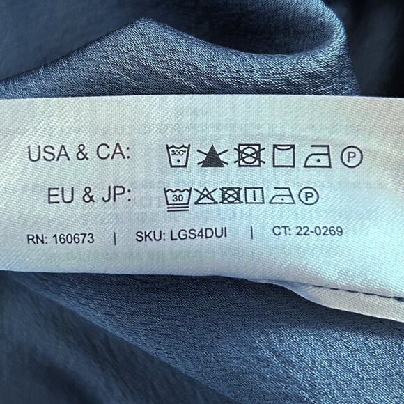 MM.LaFleur Lagarde Shirt Dusty Indigo Size 12 - Picture 8 of 13